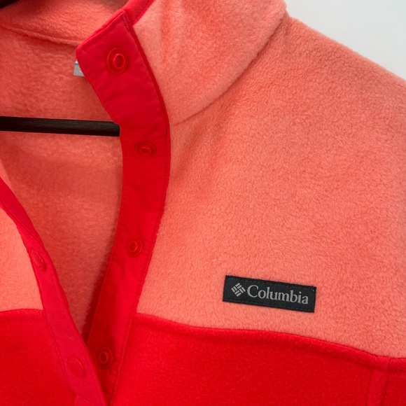 Columbia Fleece, size Mediumm. Watermelon / Coral color - Picture 2 of 5